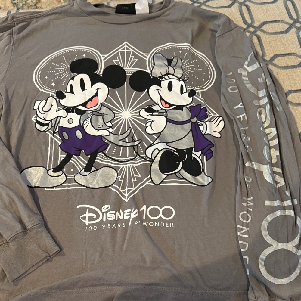 Disney Unisex 100th Anniversary Long Sleeve Tee